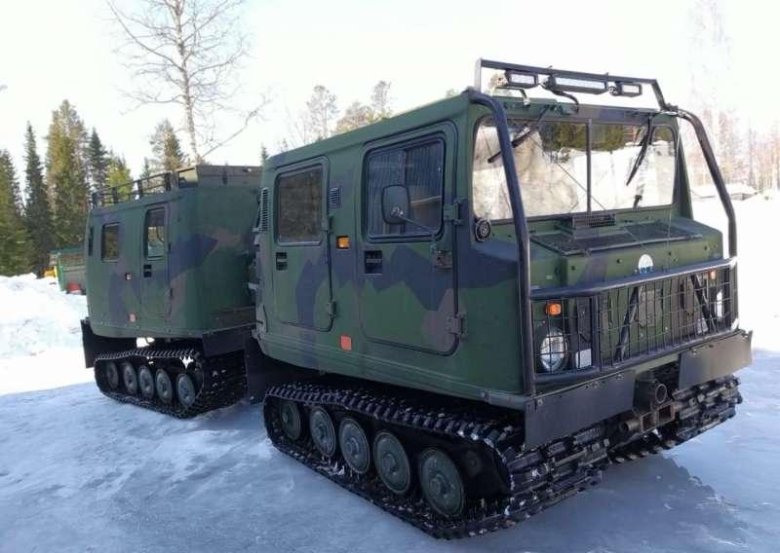 Вездеход hagglunds bv 206