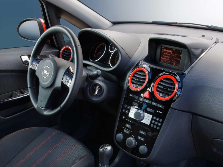 Opel corsa d 2008 салон