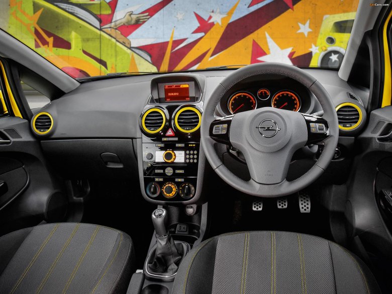 Opel corsa 2008 салон