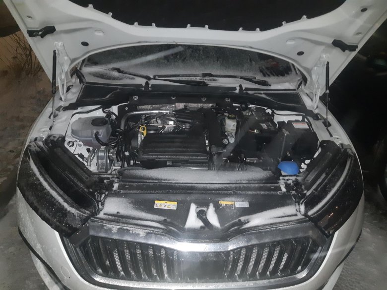 Подкапотное пространство шкода октавия тур