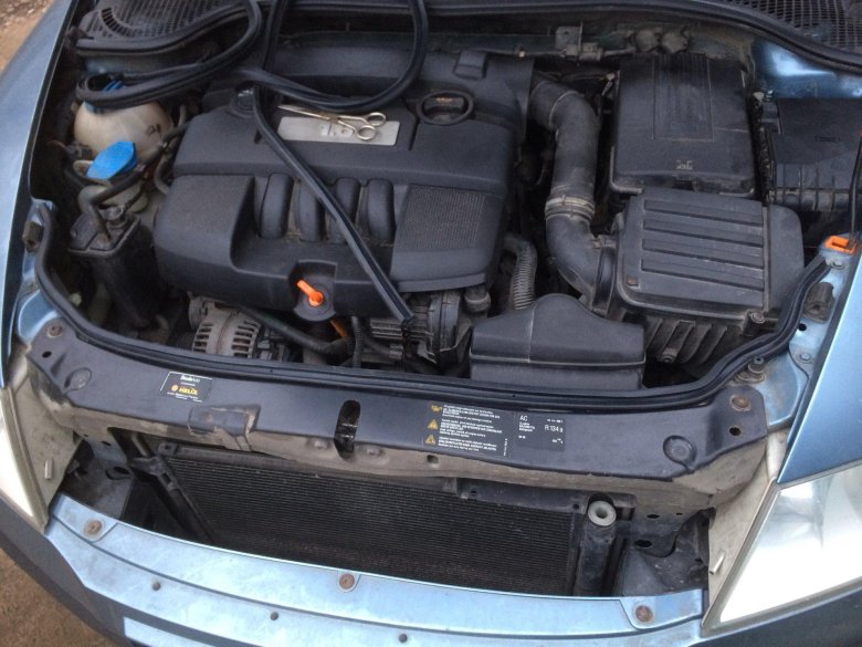 Моторный отсек шкода октавия а5