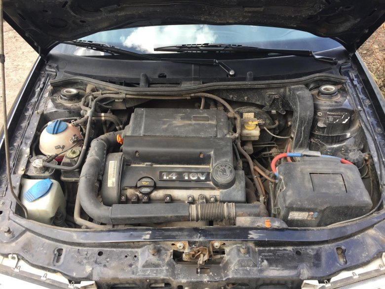 Skoda octavia tour 1.4 подкапотное