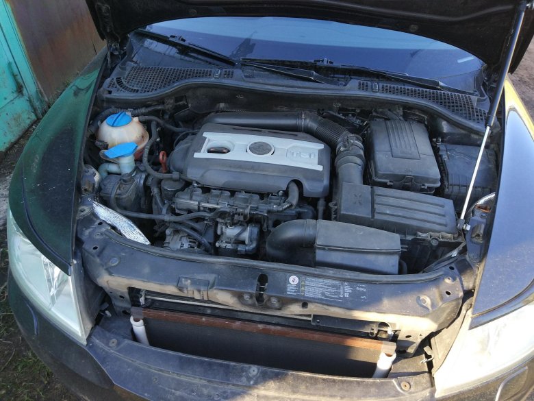 Подкапотное пространство шкода октавия а5