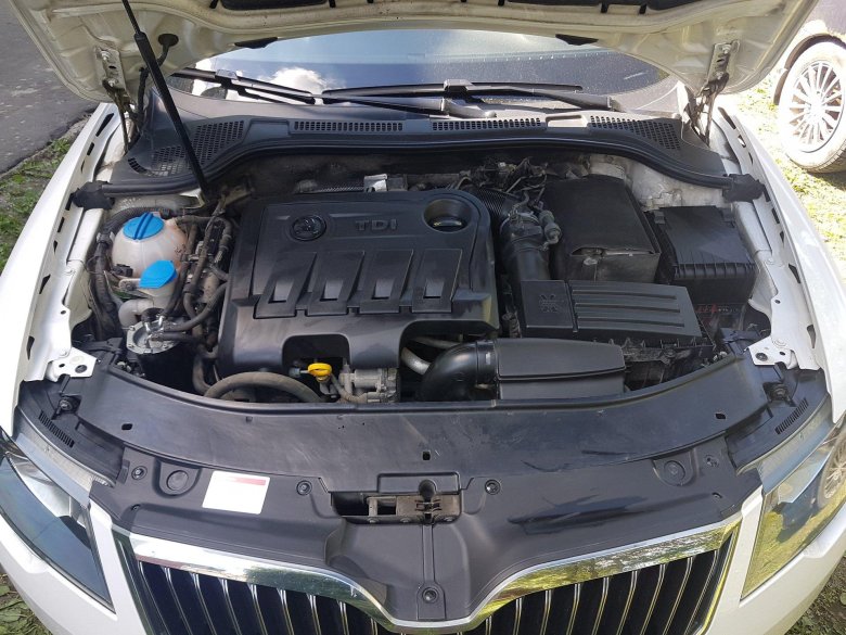 Подкапотка шкода октавия а7