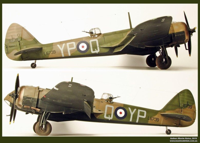 Легкий бомбардировщик бристоль бленхейм mk i