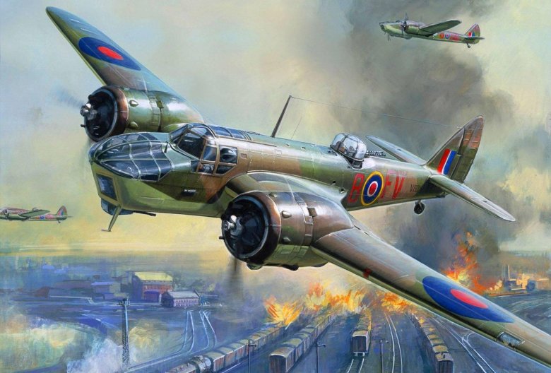 Бомбардировщик бленхейм бристоль