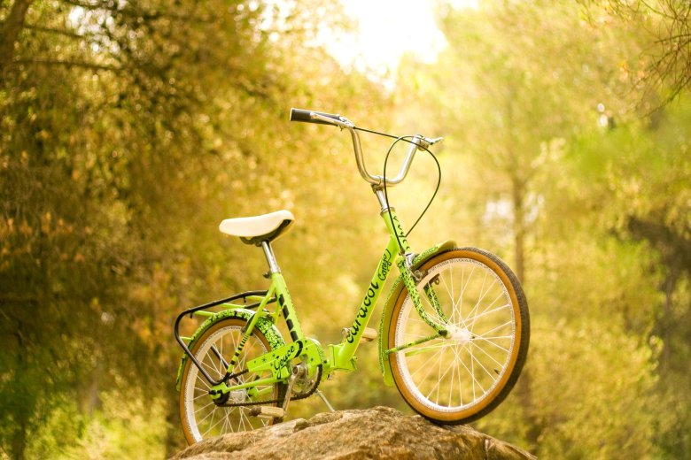Велосипед на природе