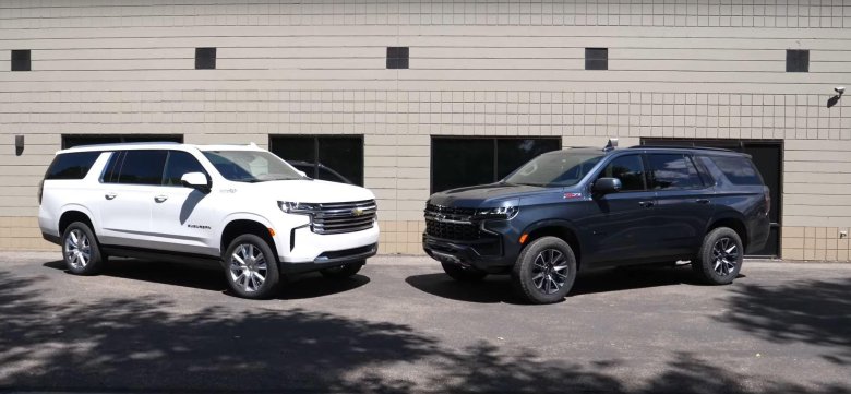 Chevrolet suburban 2023 vs tahoe