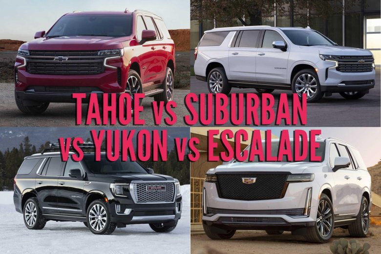 Chevrolet suburban 2023 vs tahoe