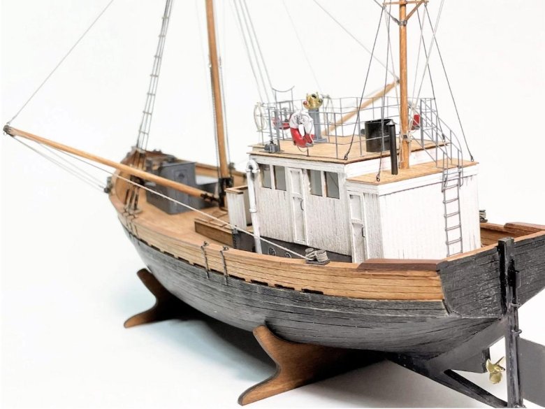 Сборная модель баркас верещагина