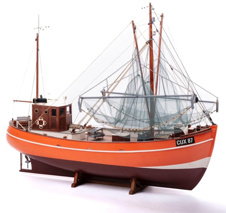 Модель рыбацкой лодки