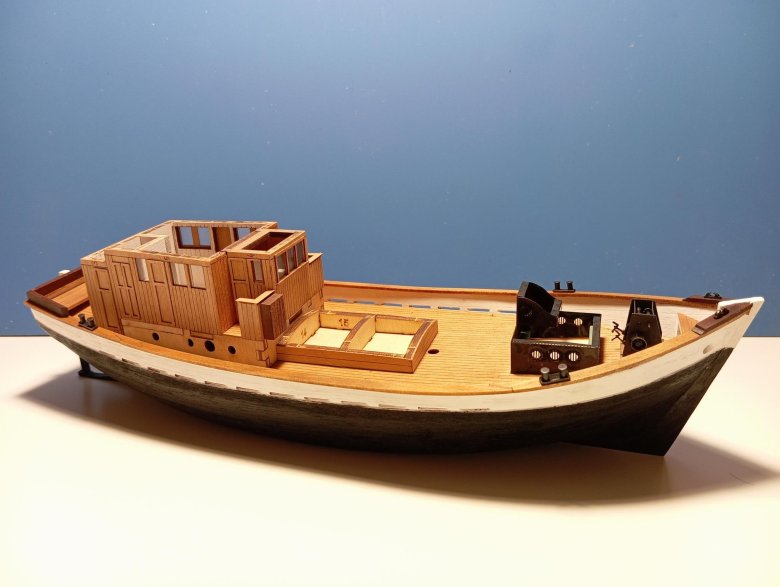 Сборная модель баркас верещагина