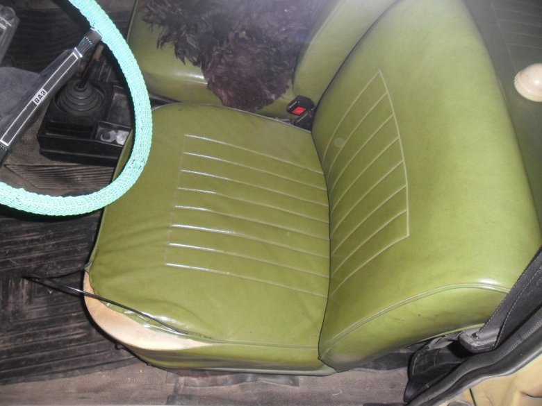 Зеленый салон ваз 2101