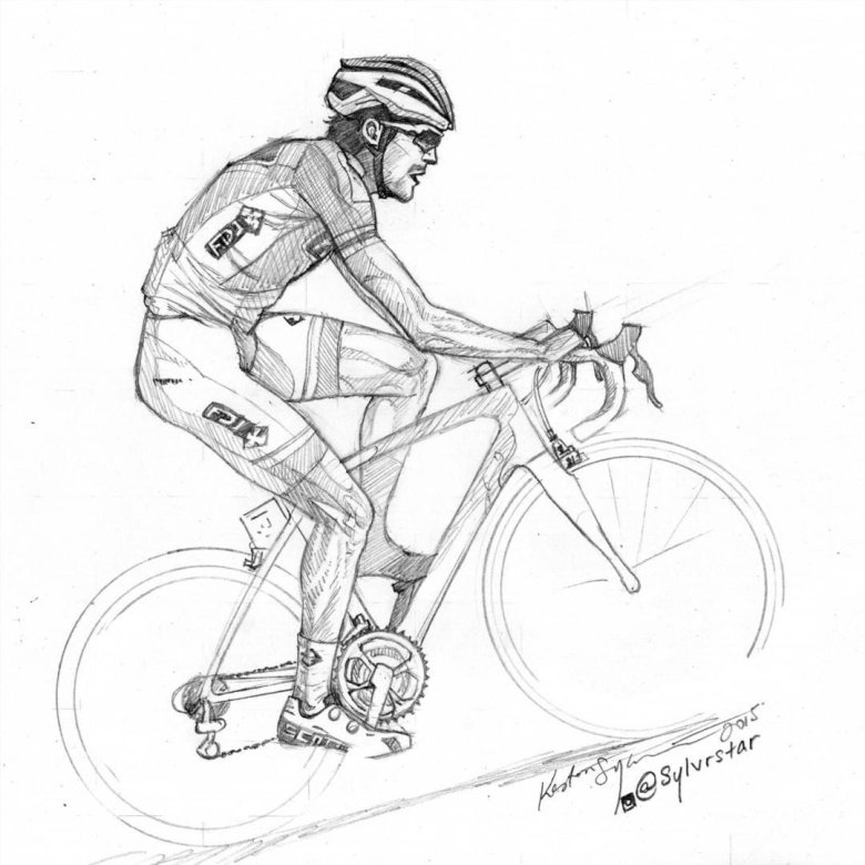 Велоспорт рисунок