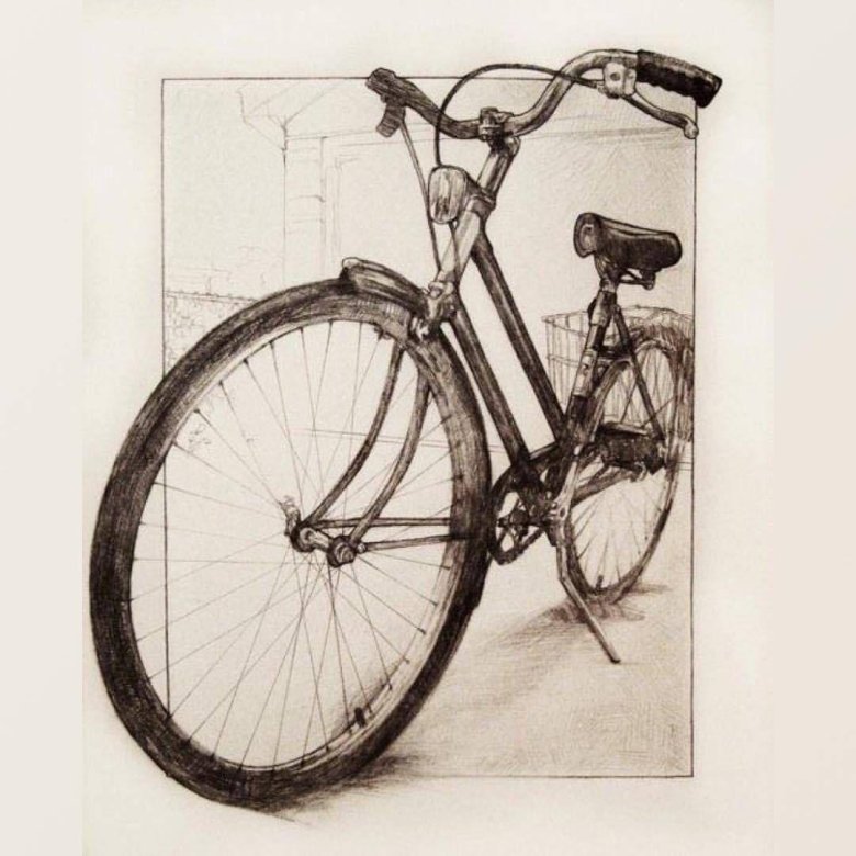 Зарисовка велосипеда