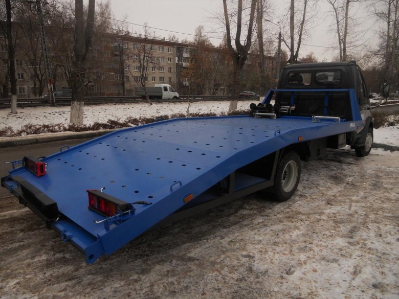 Газ 3302 эвакуатор с ломаной платформой