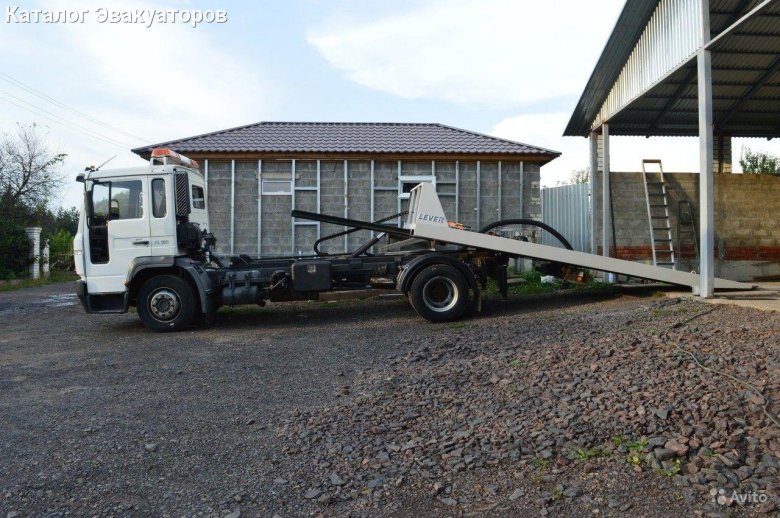 Эвакуатор со сдвижной платформой