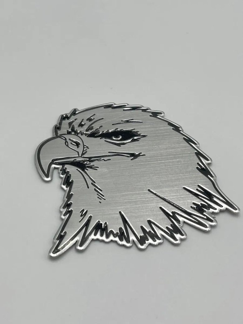 Автомобильная наклейка из алюминиевого сплава