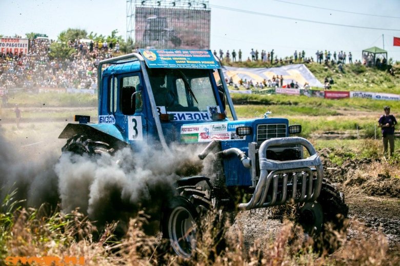 Трактора бизон трек шоу