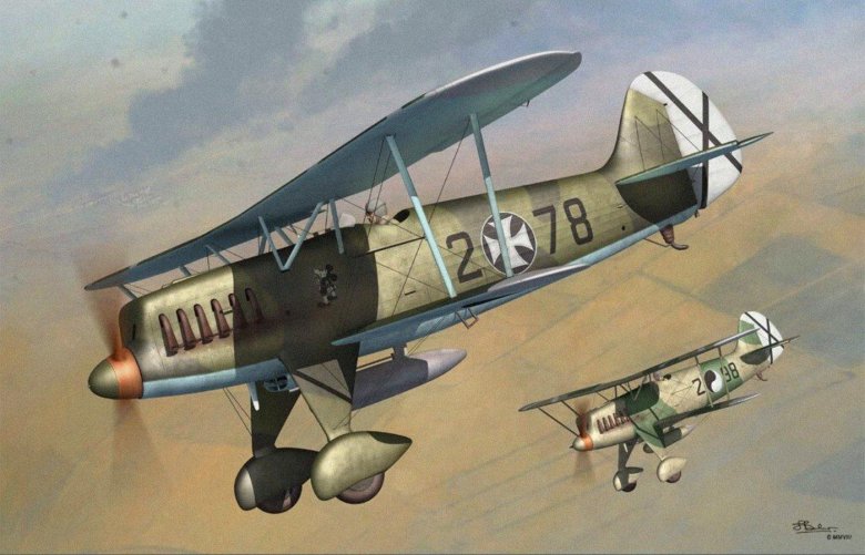 Heinkel he 51 в испании