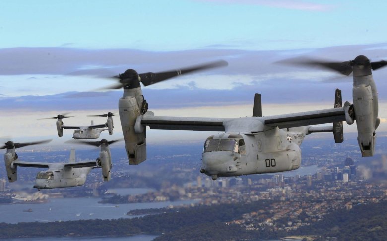 Конвертоплан mv-22b osprey