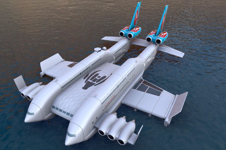 Экраноплан а-050 «чайка»