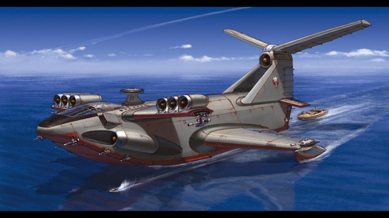 Экраноплан каспийский монстр