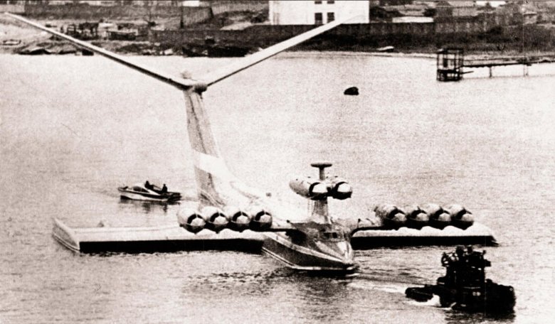 Экраноплан км каспийский монстр