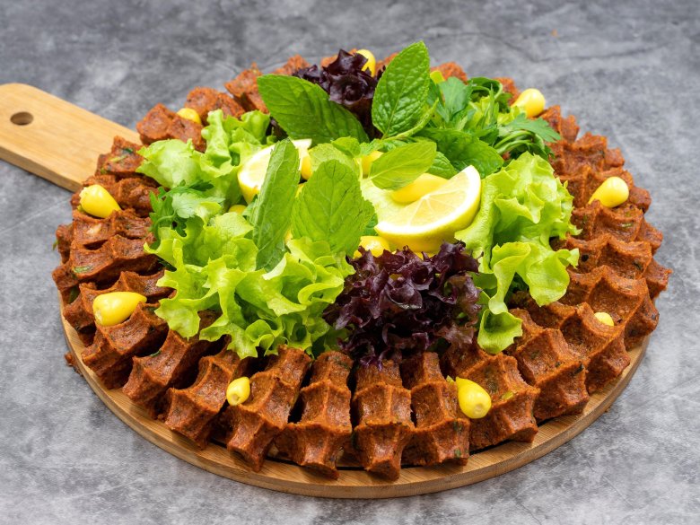 Çiğ köfte porsiyon