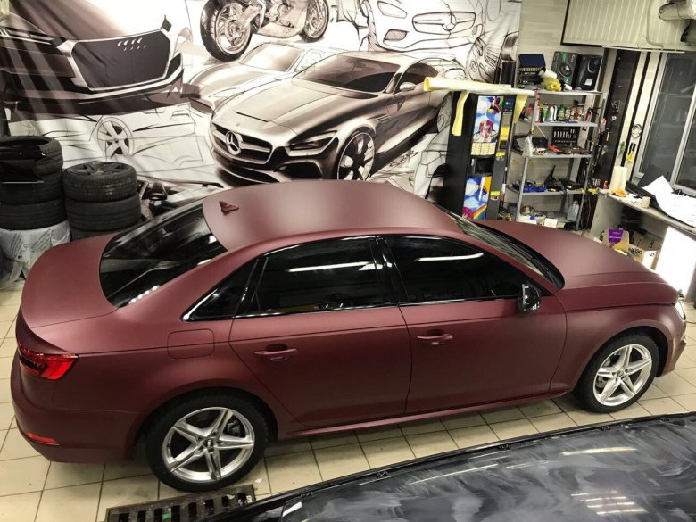 Матовая пленка на авто