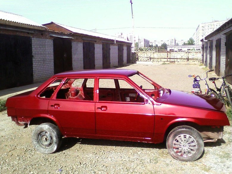 Ваз 21099 красный металлик