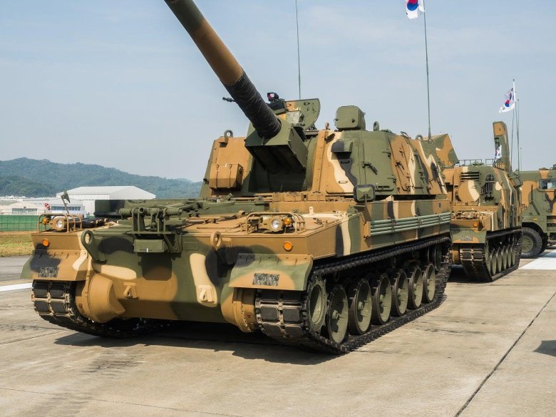 155-мм самоходная гаубица k9 thunder