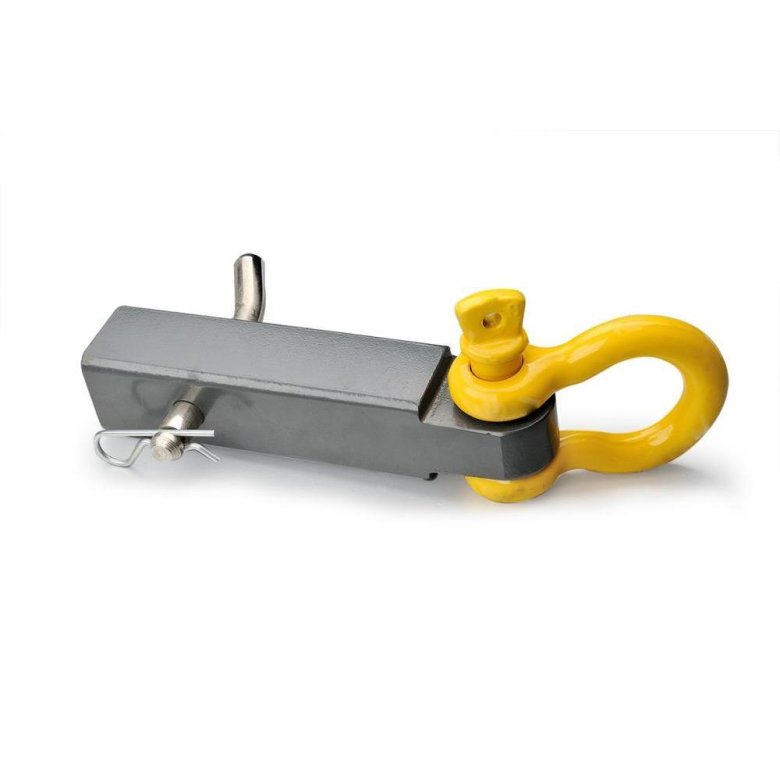 Буксировочная вставка с шаклом для фаркопа под квадрат