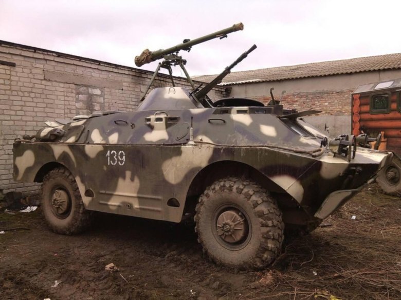 Брдм-2 с пушкой