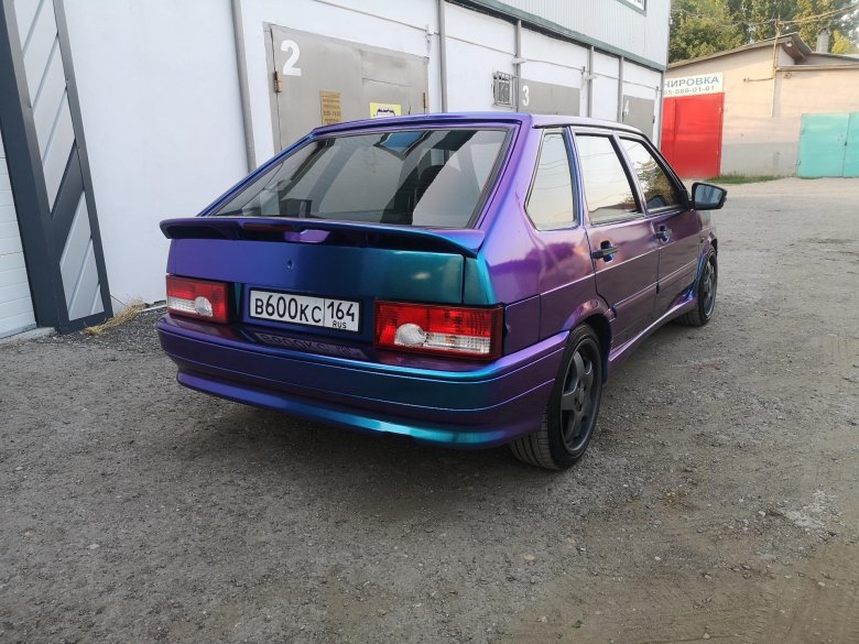 Лада 2114 фиолетовая