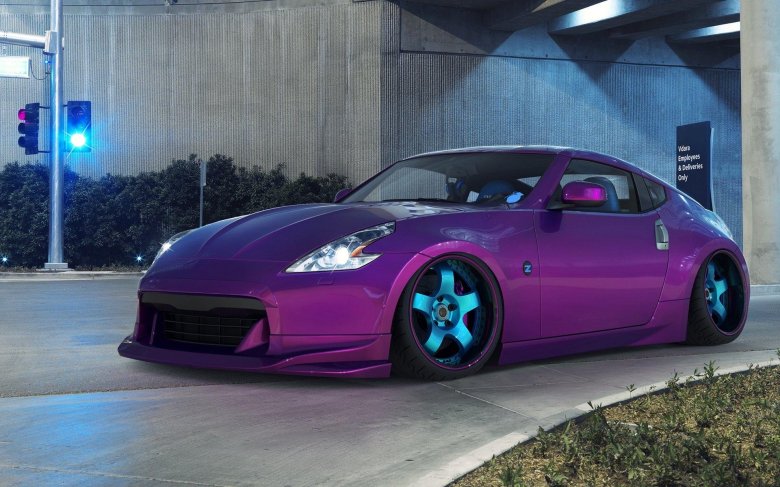 Nissan 370z фиолетовый
