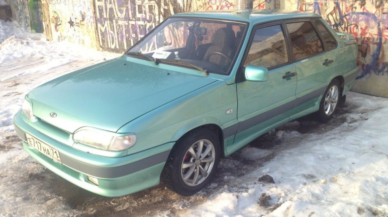 Лада 2115 светло-зеленый металлик