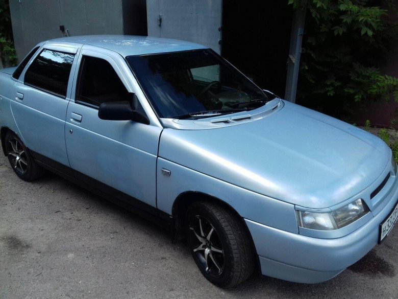 Ваз 2110 серебристо синий