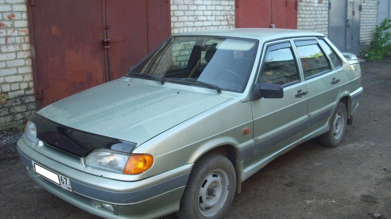 Ваз 2115 бело зеленый