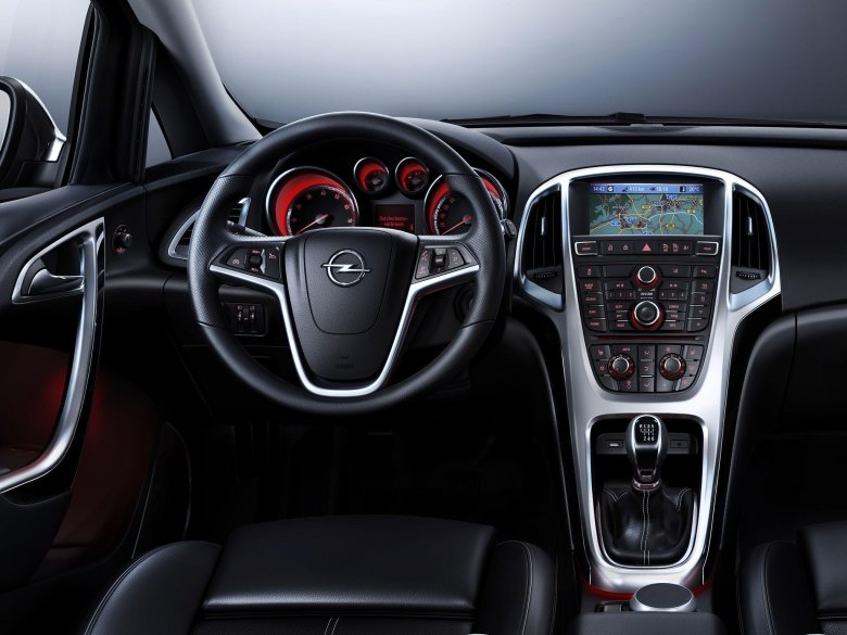 Opel astra gtc 2012 салон