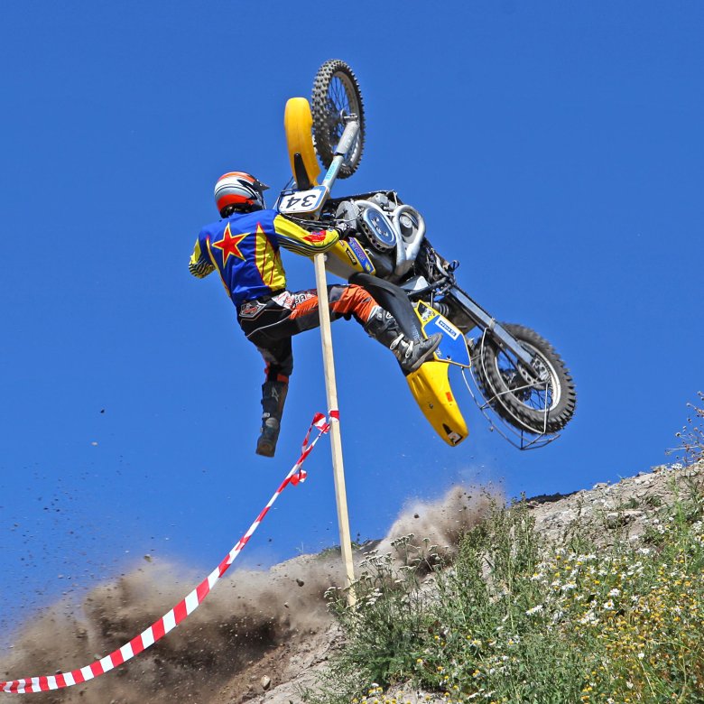 Эндуро падения