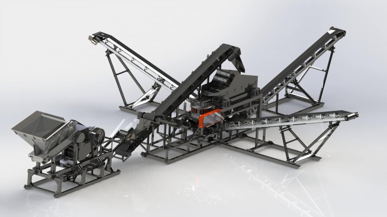 Дробильно-сортировочный комплекс дск-100