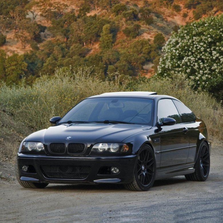 Bmw m3 e46 черная