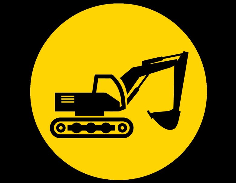 Экскаватор значок