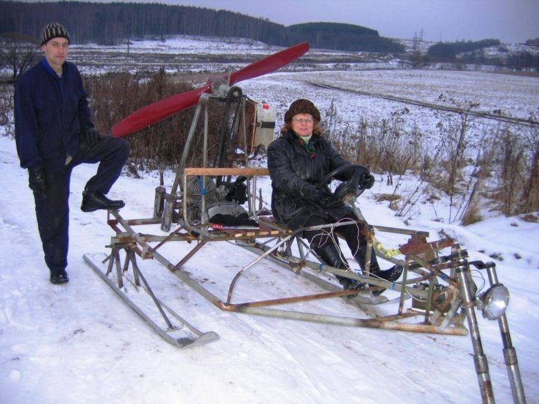 Самодельные аэросани с двигателем лифан 6.5 л.с винтом