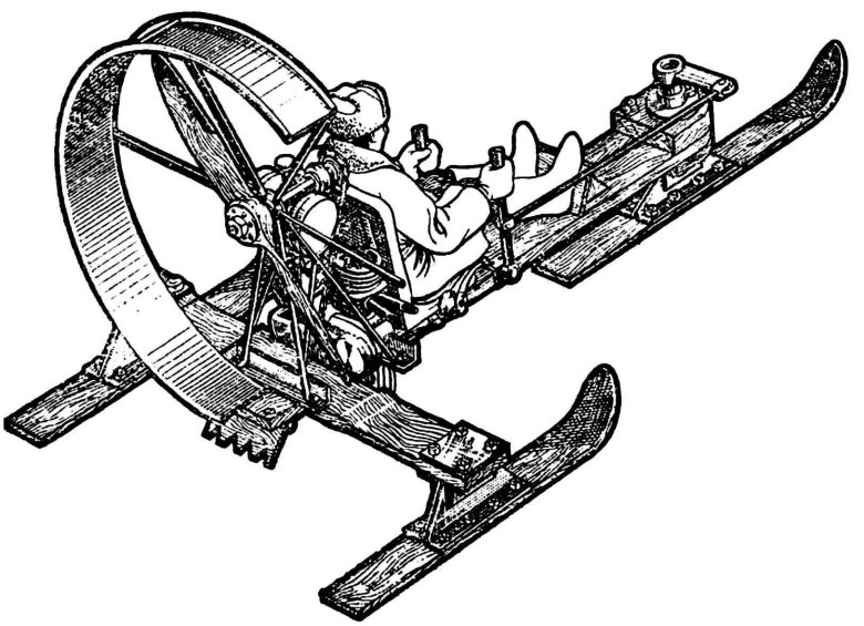 Аэросани с двигателем иж-49