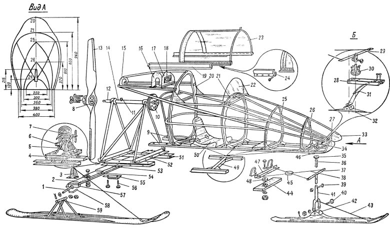 Аэросани своими руками с двигателем лифан