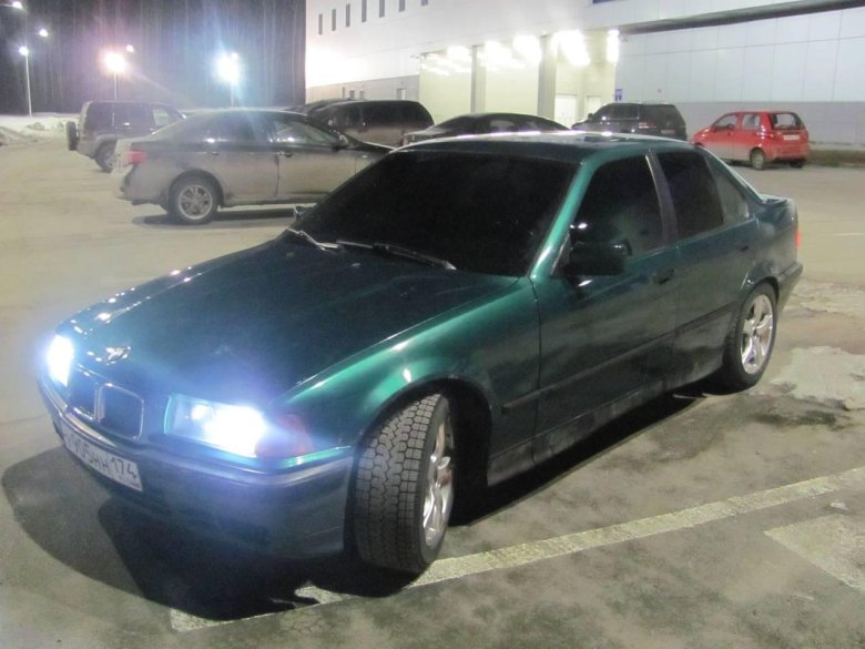 Бмв е36 темно зеленая