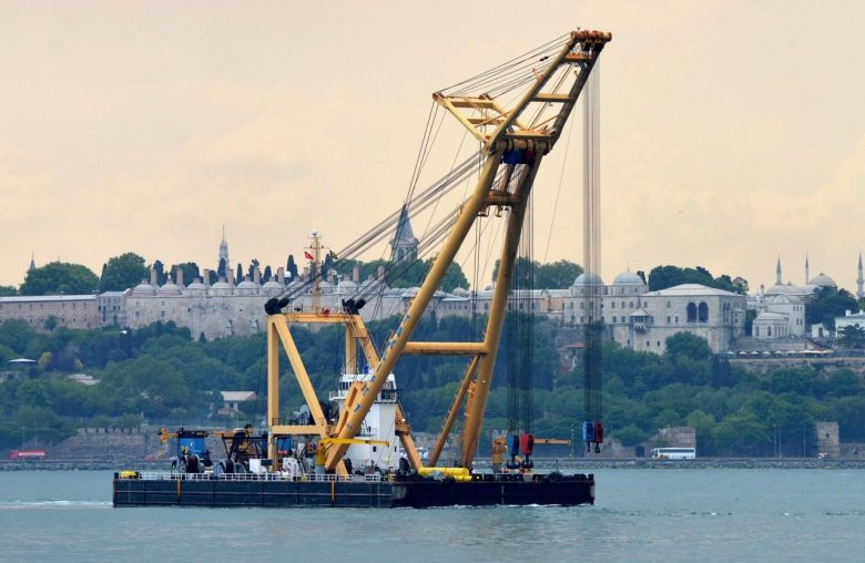 Плавучий кран 100 тонн