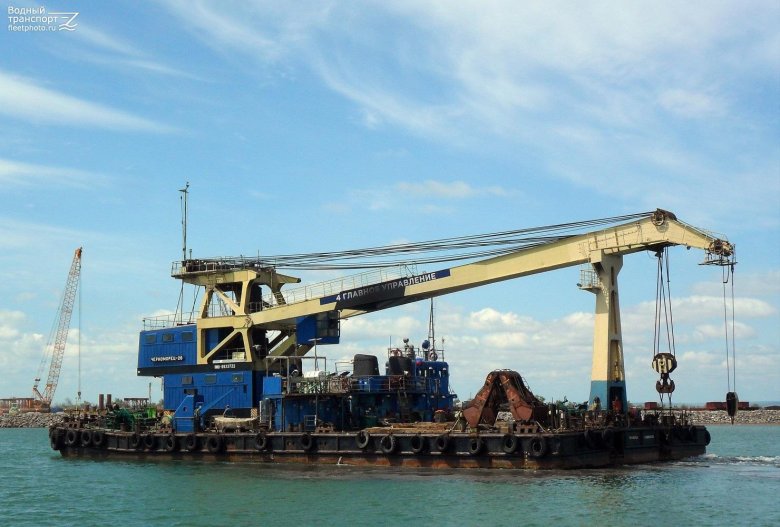 Плавкран черноморец 10